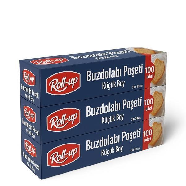 Roll-up Buzdolabı Poşeti Küçük Boy 20x30cm 100 Adet X 3 Paket - Image 1