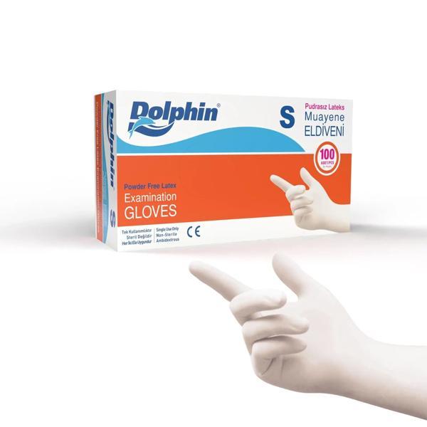 Dolphin Pudrasız Mavi Nitril Muayene Eldiveni M Beden | 1 Kutu - Mdr - Image 1
