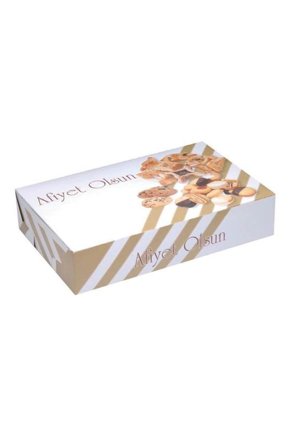 Roll-up Kraft Hediye Paketi Kırmızı 30x8x40,5x4,5 25li - Image 1