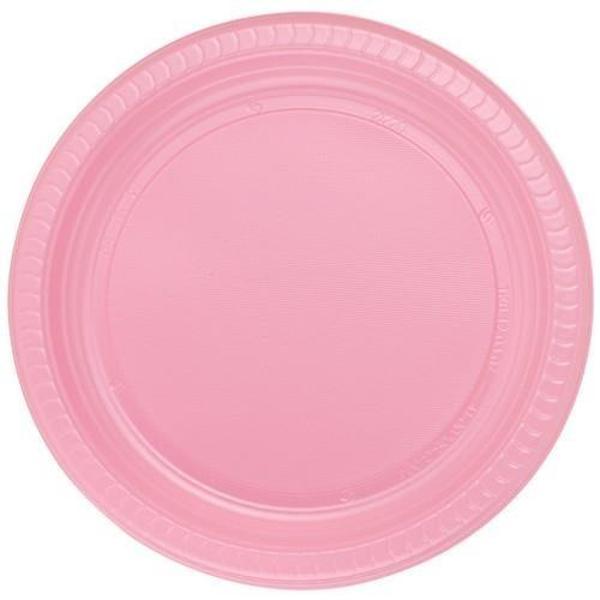 Lila Plastik Tabak 22 cm 25li - Image 1