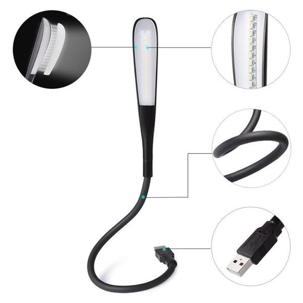Powermaster PM-24561 14 Ledli Siyah Esnek Usb Led Lamba - Image 1