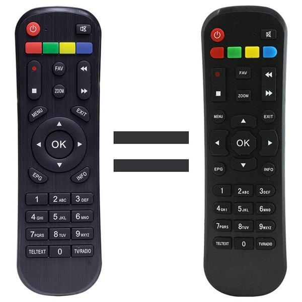 Ayt Weko Kawai KW-6850 Uyumlu Mini HD Uydu Kumandası Uzaktan Kumanda - Image 1