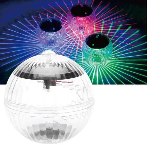 Powermaster PM-25477 Solar Panelli Havuz Topu RGB Led Ambiyans Aydınlatma Su Geçirmez - Image 1