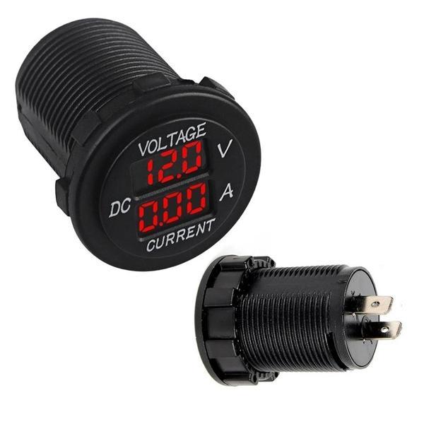 Ayt Powermaster IC-231E Voltmetre Ampermetre Pano Tipi 28 Mm Gerilim Akım Ölçer Dış Çapı 36.5 Mm - Image 1