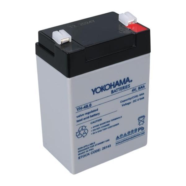 Ayt Yokohama YH-48.0 4 Volt 8 Amper Akü 68x45x95 mm Yeni Tarihli Taze Akü - Image 1