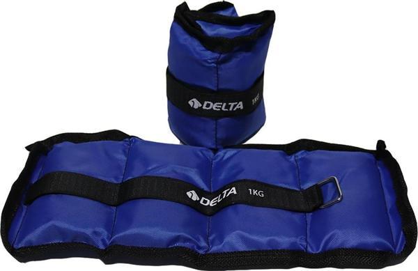 Delta 1 Kg x 2 Adet Toplam 2 Kg El Ayak Bilek Kas Güçlendirici Ağırlık Seti Kum Ağırlık Torbası - Image 1