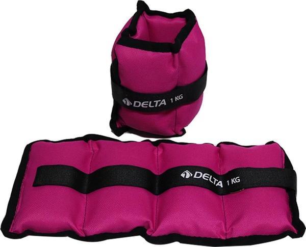 Delta 1 Kg x 2 Adet Toplam 2 Kg El Ayak Bilek Kas Güçlendirici Ağırlık Seti Kum Ağırlık Torbası - Image 1