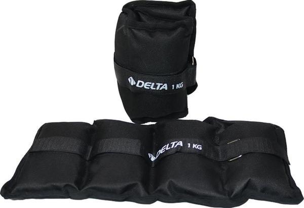 Delta 1 Kg x 2 Adet Toplam 2 Kg El Ayak Bilek Kas Güçlendirici Ağırlık Seti Kum Ağırlık Torbası - Image 1