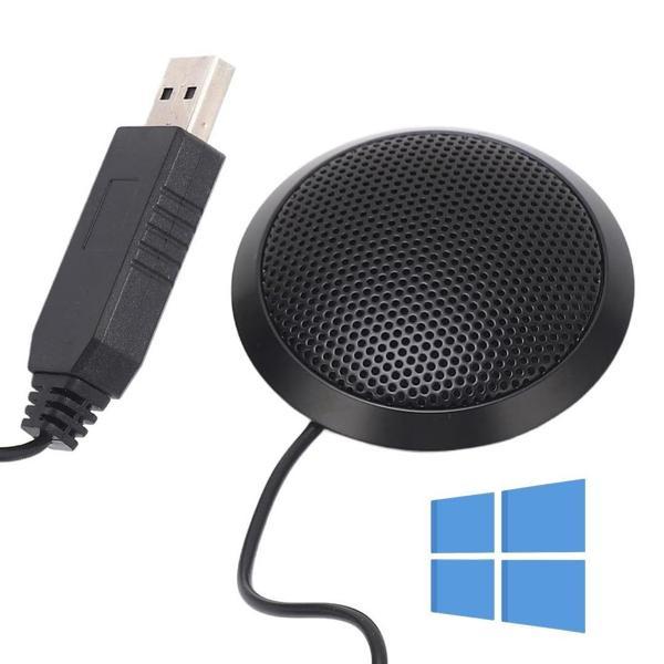 Haiki HK-102 USB 1.5 Metre Kablolu Kondenser Masaüstü Toplantı Podcast Mikrofonu - Image 1