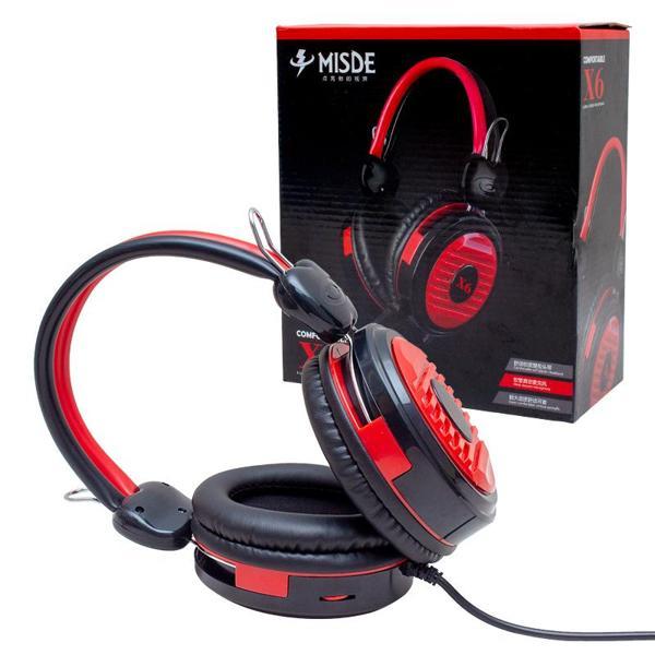 Magicvoice X6 Misde 3.5mm Girişli Stereo Mikrofonlu Kulaküstü Tasarım Kulaklık Oyuncu Kulaklığı - Image 1