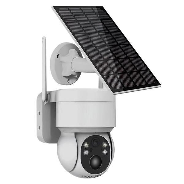 Ayt Powermaster PM-26196 Solar Güneş Panelli Dış Mekan Wifi Kamera İp Kamera 4 MP 1080P Icsee Telefondan İzlenebilir - Image 1