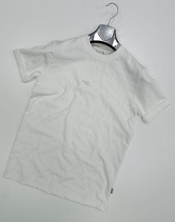 White Room Slim Fit Erkek Kısa Kol Tshirt  7277 - Image 1