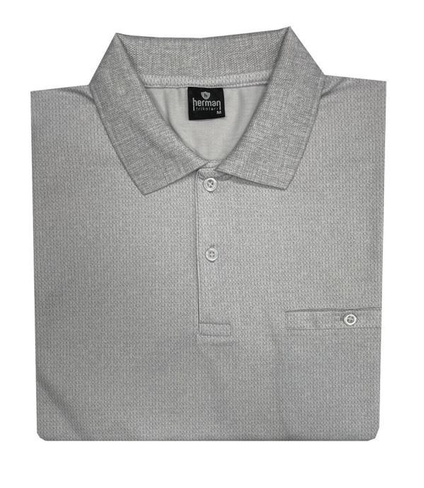 Herman Yakalı Klasik Fit Kısa Kol Erkek Tişört 7290 - Image 1