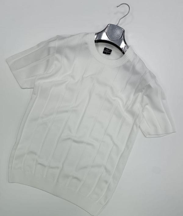 Turbulance Bisiklet Yaka Kısa Kol Erkek Örme Triko Tişört - Image 1