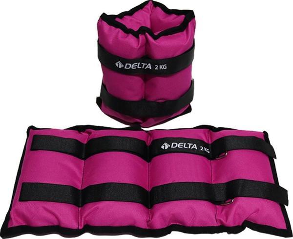 Delta 2 Kg x 2 Adet Toplam 4 Kg El Ayak Bilek Kas Güçlendirici Ağırlık Seti Kum Ağırlık Torbası - Image 1