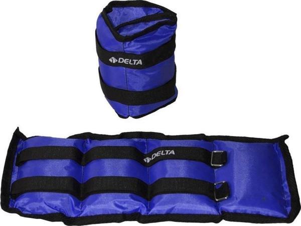 Delta 2,5 Kg x 2 Adet Toplam 5 Kg El Ayak Bilek Kas Güçlendirici Ağırlık Seti Kum Ağırlık Torbası - Image 1