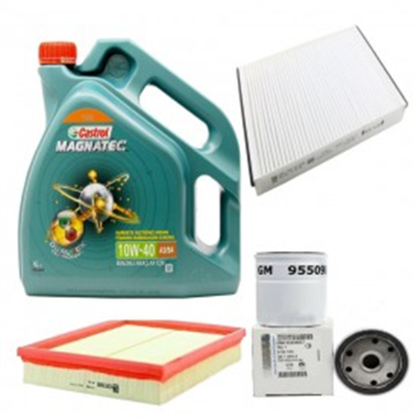 Opel Corsa B 1.2 Periyodik Bakım Seti Castrol Bujisiz (CorsaB-Bakım1.2-CS) - Image 1