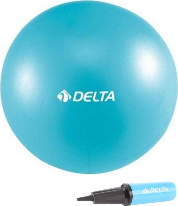 Delta 20 cm Mavi Pilates Denge Egzersiz Topu + Pilates Topu Pompası  - Image 1