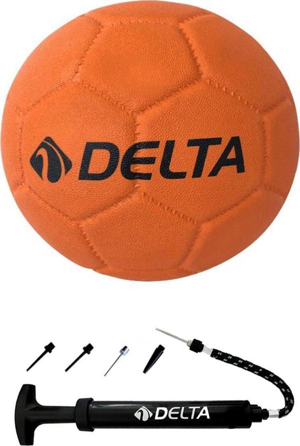 Delta Deluxe Kauçuk 1 Numara Hentbol Topu + Top Pompası - Image 1