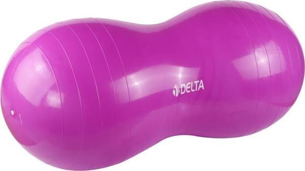 Delta Fıstık Şeklinde 90 cm x 45 cm Mor Pilates Topu - Image 1