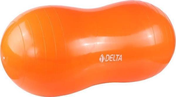 Delta Fıstık Şeklinde 90 cm x 45 cm Turuncu Pilates Topu - Image 1