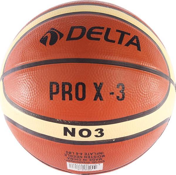 Delta Pro X Deluxe Kauçuk 3 Numara Çocuk Basketbol Topu - Image 1