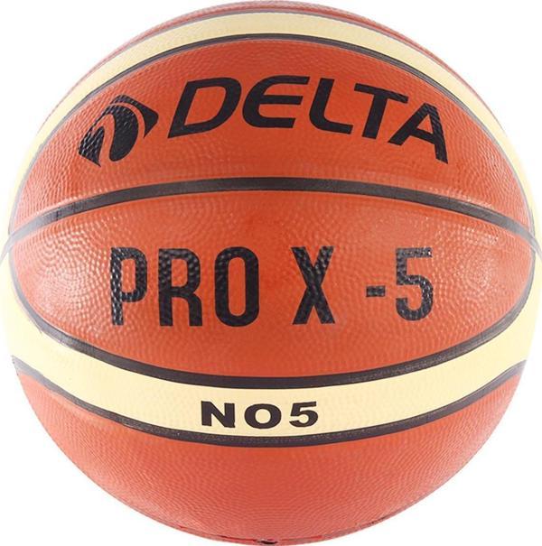 Delta Pro X Deluxe Kauçuk 5 Numara Basketbol Topu - Image 1