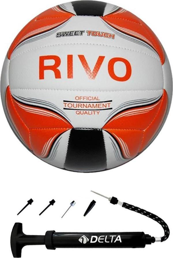 Delta Rivo Dikişli 5 Numara Voleybol Topu + Top Pompası - Image 1