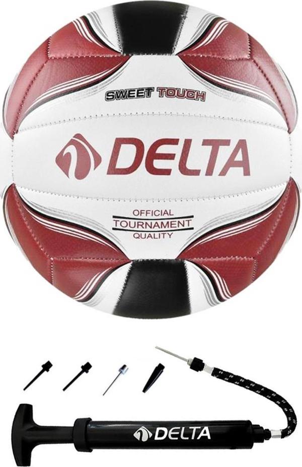 Delta Rivo Dikişli 5 Numara Voleybol Topu + Top Pompası - Image 1