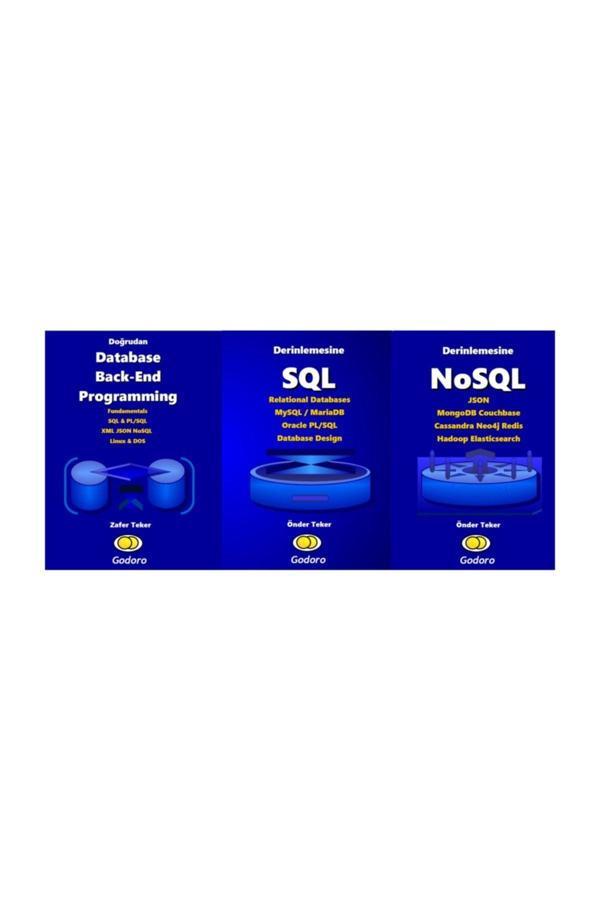Godoro Yayıncılık Database Back-End Sql Xml Json Nosql 3 Kitap - Godoro Yayıncılık - Image 1