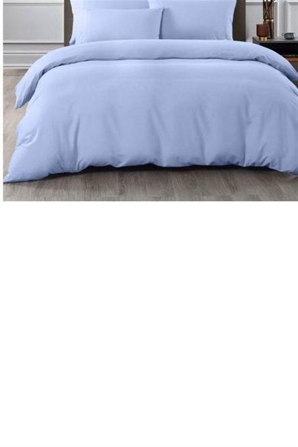 More Home Mavi  Renkli  Yorgan Kılıfı Çift Kişilik Nevresim - Image 1