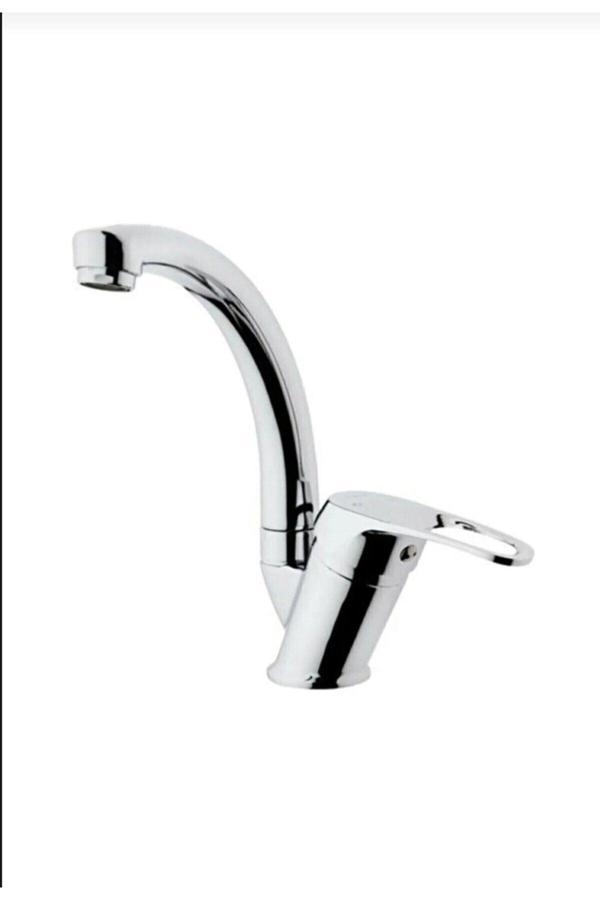 More Home Rainmix Mix Kuğu Lavabo Bataryası - Image 1