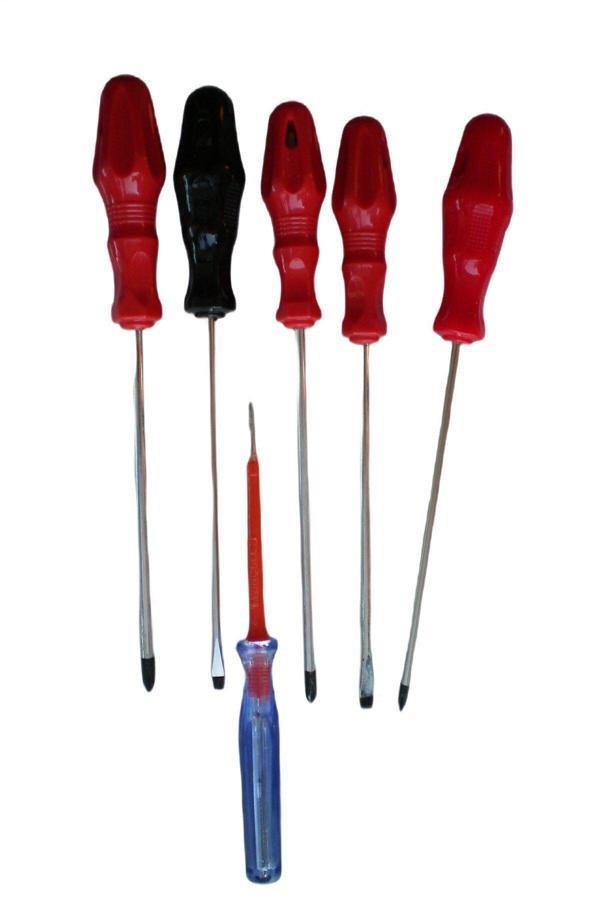 More Home Tornavida Takımı Düz Yıldız Mıknatıslı Tornavida Konturol Takımı Seti 6 Parça Set - Image 1