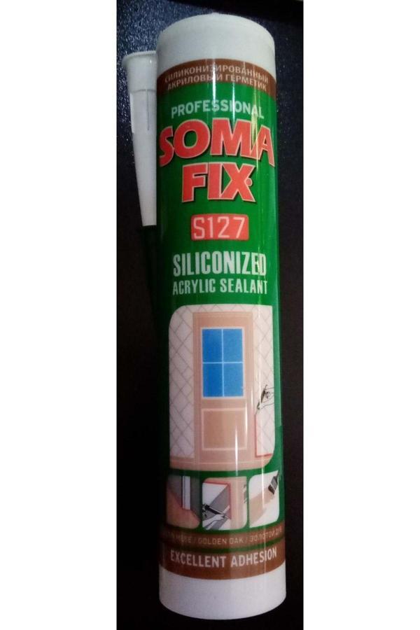 Somafix S127 Silikonize Mastik - Altın Meşe - Image 1