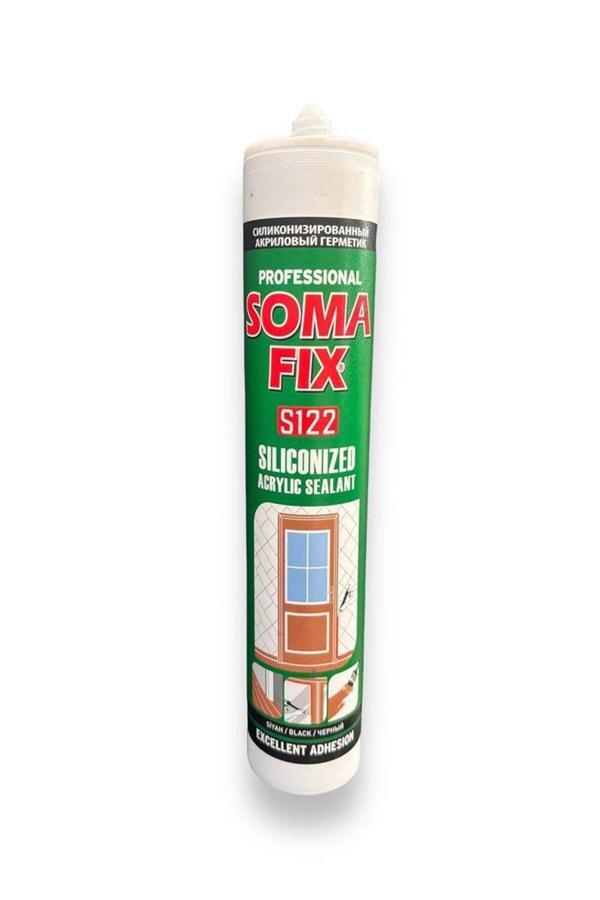 Somafix Siyah 500 Gr / 310 Ml Akrilik Mastik (Somafıx.S122) Siyah - Image 1
