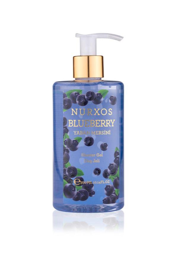Nurxos 9227 Blueberry Yaban Mersini 300 ML Kadın Erkek Duş Jeli 868112469 - Image 1