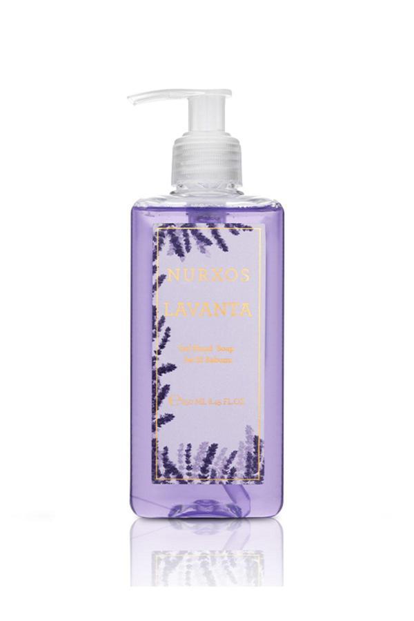 Nurxos 9512 Lavanta 250 ML Jel El Sabunu 8681124695123 - Image 1