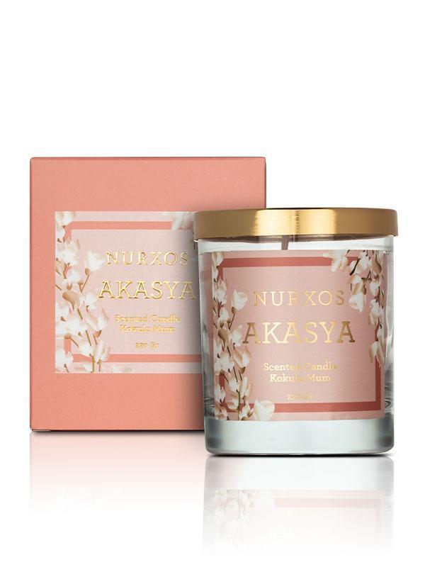 Nurxos 9657 Akasya 220 gr Kokulu Mum 8681124696571 - Image 1