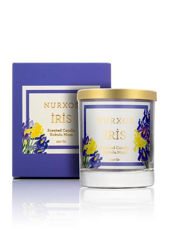 Nurxos 9652 İris 220 gr Kokulu Mum 8681124696526 - Image 1