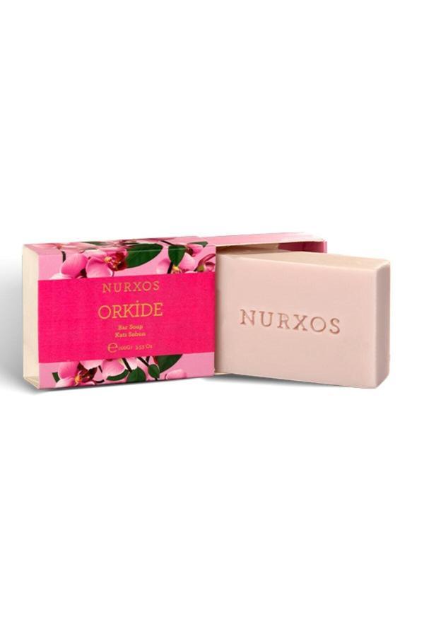 Nurxos 9606 Orkide 100 gr Katı Sabun 8681124696069 - Image 1