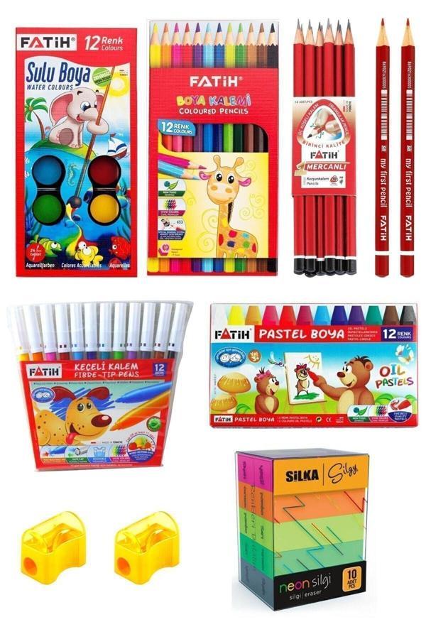 Fatih Okul Kırtasiye Tek Paket Tolu Ürün Avantaj 2022 Yeni Tasarım Ofis Kırtasiye - Image 1