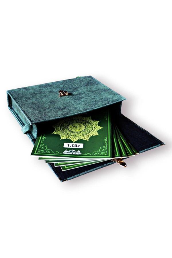 Medrese Yayınları Cami Boy 30 Cüz Kuran-I Kerim Çantalı (Yeşil Renk) - Medrese Yayınevi - Image 1