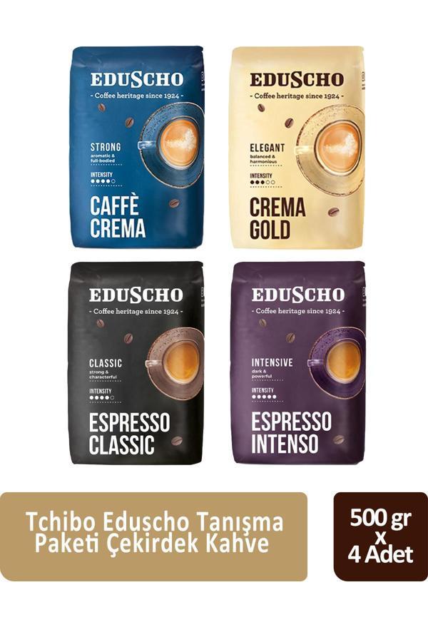 Tchibo Eduscho Çekirdek Kahve Tanışma Paketi 500 gr x 4 Adet  - Image 1