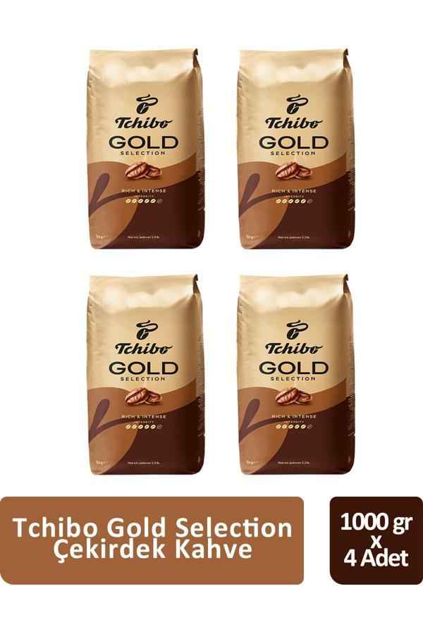 Tchibo Gold Selection Çekirdek Kahve 1000 gr x 4 Adet - Image 1