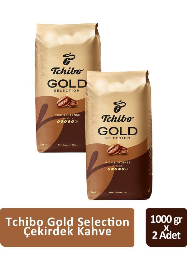 Tchibo Gold Selection Çekirdek Kahve 1000 gr x 2 Adet - Image 1