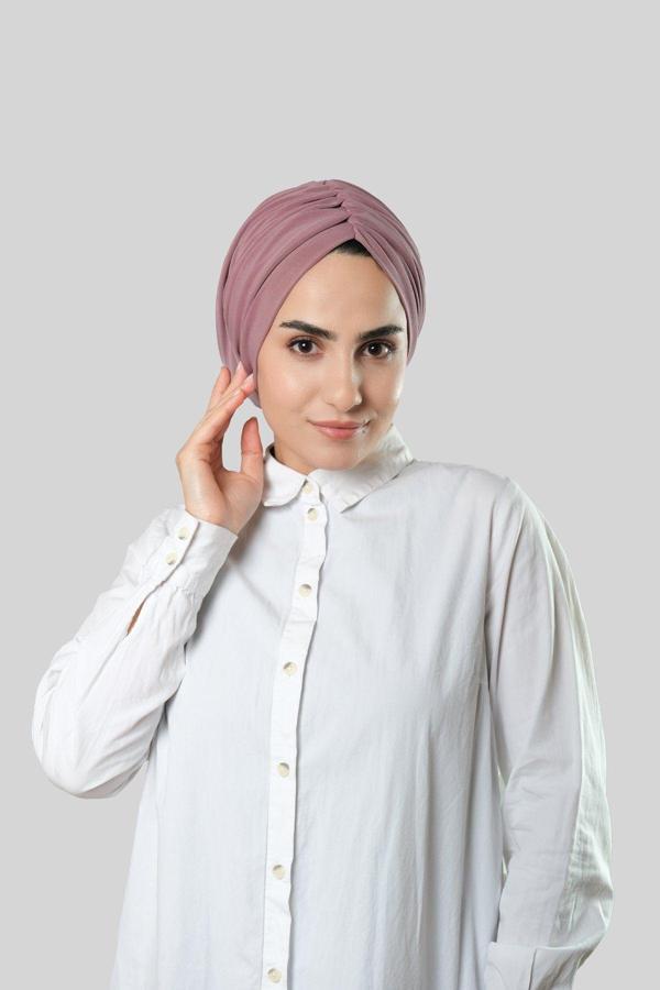 Hürrem Bone Violet Drapeli Salaş Tesettür Bone Sandy Büzgülü 2315_21 - Image 1