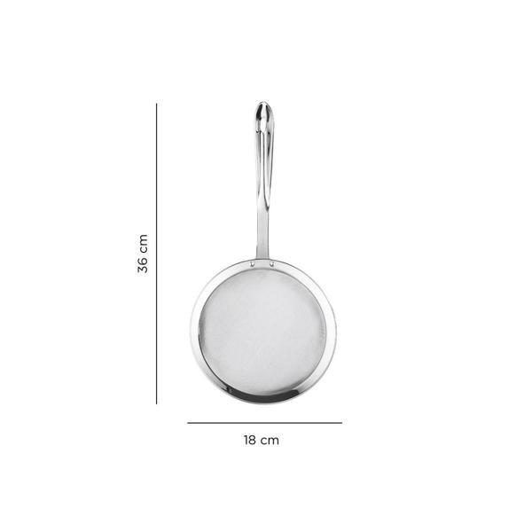 Jumbo Steel Süzgeç 18 Cm - Image 1