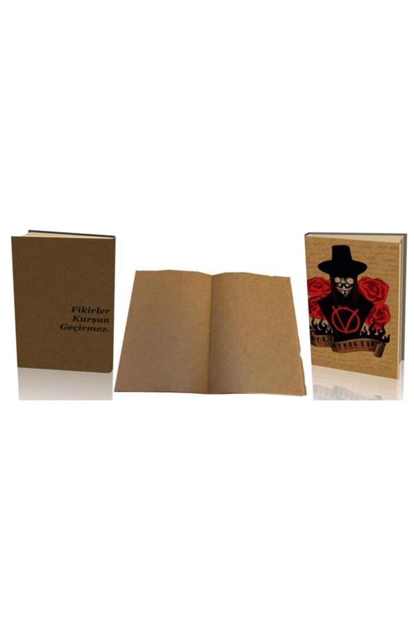 Tiydem Hobi Defteri / Kraft Kağıt Anı Defteri / Nostaljik Defter - Image 1