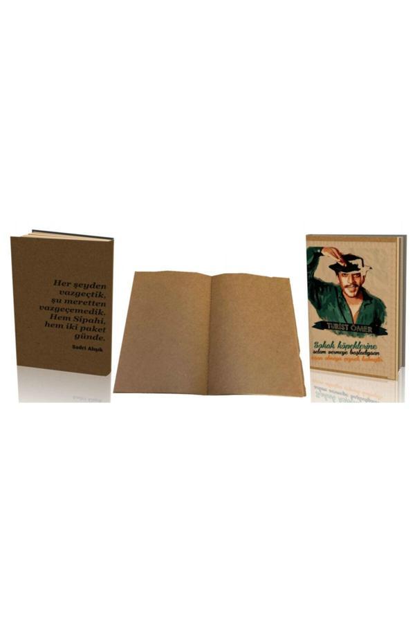 Tiydem Hobi Defteri / Kraft Kağıt Anı Defteri / Nostaljik Defter - Image 1