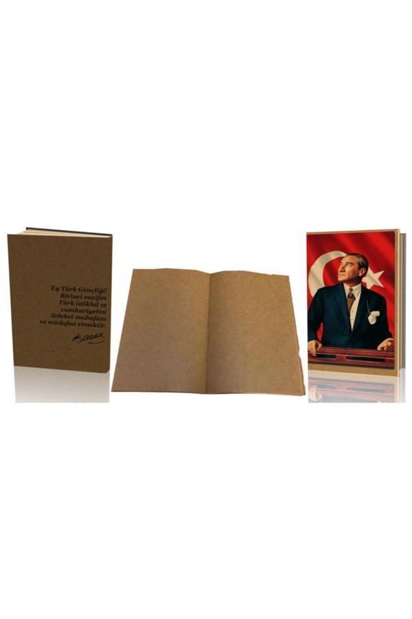 Tiydem Hobi Defteri / Kraft Kağıt Anı Defteri / Nostaljik Defter - Image 1